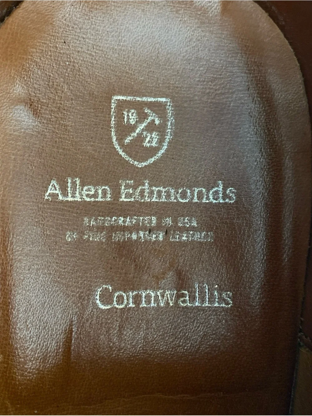 Allen Edmonds polished burgundy